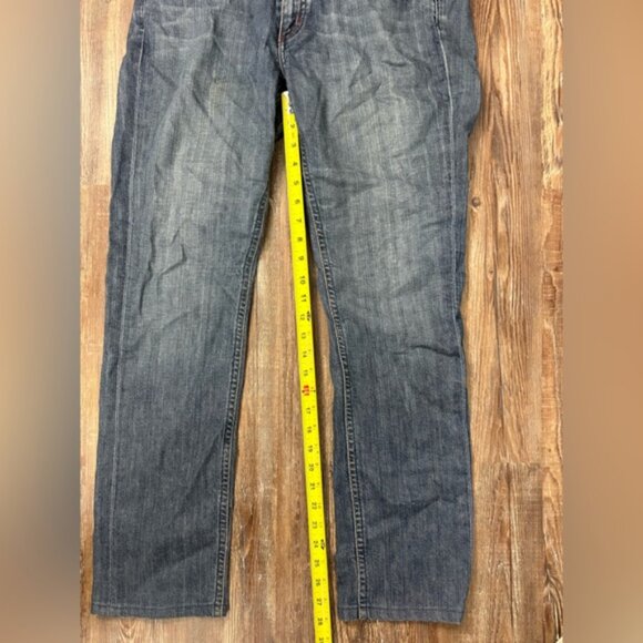 Habitual Straight Leg Nitro Blue Denim Jeans Size 30 Made in the USA Casual - Picture 6 of 11